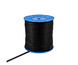 Todo - Rollos de cinta negra Cinta de poliéster 15mm - 700kg - rollo de 500m - negro