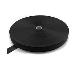 Todo - Black Webbing Cinta de poliéster 50mm - 7500kg - rollo de 100m - Negro