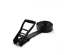 Cintas 50mm - Hechas a medida Cinta de amarre - 5T - 50mm - de 1 parte - tensor - Negro + etiqueta propia
