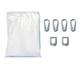 Todo Safety sheet, 4 mosquetones, 2 hebillas - Juego Todo Safety sheet, 4 mosquetones, 2 hebillas - Juego