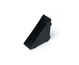 Todas las cantoneras Cantonera - Triangular - Paneles/placas - 50 x 50 x 18/22mm - Negro - 1000uds