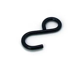 Ganchos S Gancho S cerrado -  300kg - 18mm - Negro