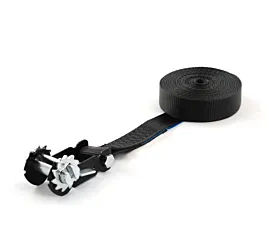 Negro - Sin fin Cinta de amarre - 2,5T - 35mm - de 1 parte - con base para tensor - Negro + etiqueta propia Negro - Sin fin Cinta de amarre - 2,5T - 35mm - de 1 parte - con base para tensor - Negro + etiqueta propia