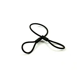 Cables de acero Eslingas cables de acero - negro - 3mm - 2 gazas sin guardacabo - 55kg Cables de acero Eslingas cables de acero - negro - 3mm - 2 gazas sin guardacabo - 55kg