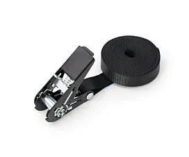 Cintas 25mm - Hechas a medida Cinta de amarre - 150kg - 20mm - De 1 parte - Tensor Mini - Negro