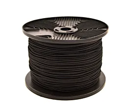 Todo - Redes y Lonas Rollo de cable elástico (8mm) - 100m - Negro