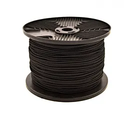 Todo - Redes y Lonas Rollo de cable elástico (8mm) - 120m - negro