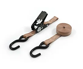 Todas Cinta de amarre -700kg - 4,8m - 25mm - de 2 partes - Tensor y ganchos S - Arena Todas Cinta de amarre -700kg - 4,8m - 25mm - de 2 partes - Tensor y ganchos S - Arena