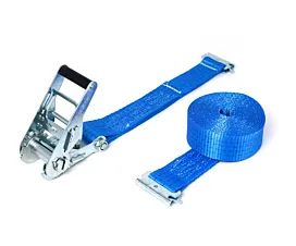 Raíles universales y accesorios Cinta de amarre - 2T - 3,5m - 50mm - de 2 partes - Piezas de extremo para rieles - Azul Raíles universales y accesorios Cinta de amarre - 2T - 3,5m - 50mm - de 2 partes - Piezas de extremo para rieles - Azul
