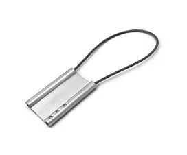 Todo - Eslingas planas Etiqueta de Aluminio ID/Sello de cable - Blanco - Cable largo (31cm) Todo - Eslingas planas Etiqueta de Aluminio ID/Sello de cable - Blanco - Cable largo (31cm)