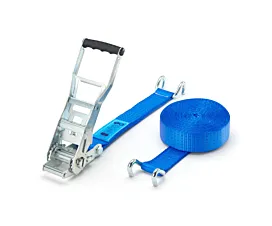 Todas Cinta de amarre - ERGO 5T - 9m - 50mm - de 2 partes - ganchos abiertos - Azul Todas Cinta de amarre - ERGO 5T - 9m - 50mm - de 2 partes - ganchos abiertos - Azul