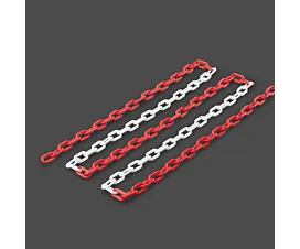 Todo - Señalización Cadena de señalización - 6mm - Rojo/Blanco - 25m