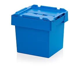Todo - Depósitos de retorno Cajas de almacenamiento apilables con tapa - 40x30x34cm Todo - Depósitos de retorno Cajas de almacenamiento apilables con tapa - 40x30x34cm