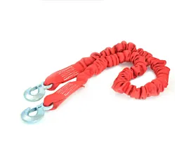 Todas Cable de remolque elástico Pro con 2 ganchos - hasta 4000 kg